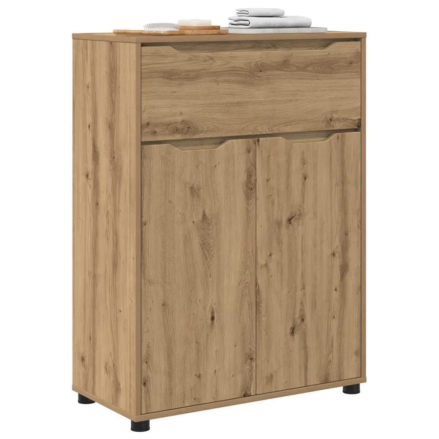 Cabinet de salle de bain Chêne artisanal 72,5 x 36,5 x 100 cm - 3