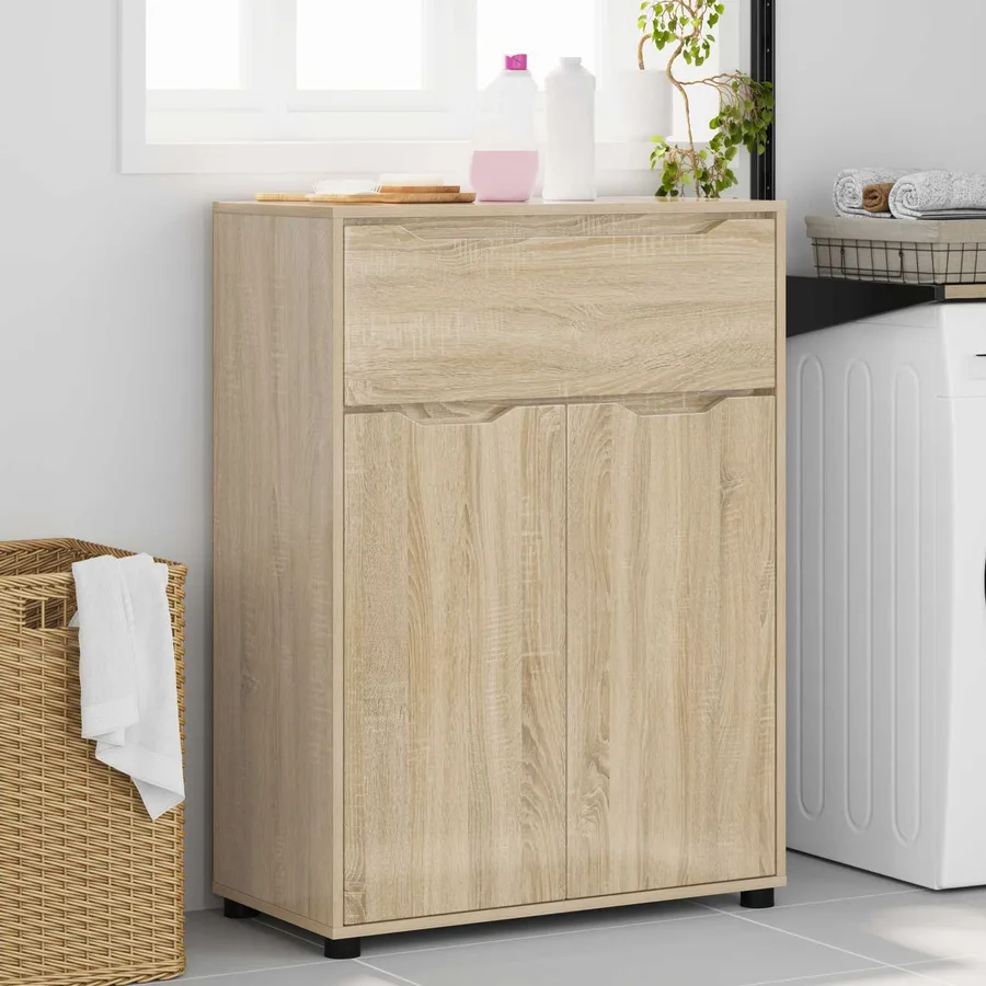 Cabinet de salle de bain Chêne Sonoma 72,5 x 36,5 x 100 cm - 4