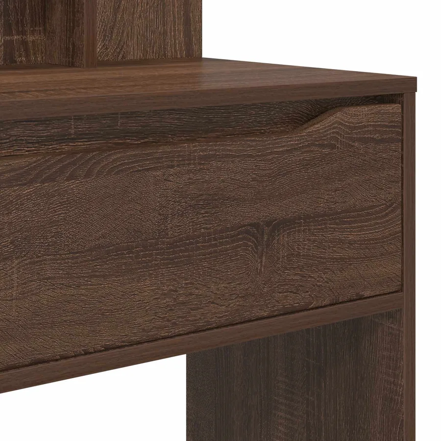 Tables de maquillage pour chambre Chêne brun 80 x 39,6 x 135 cm - 10