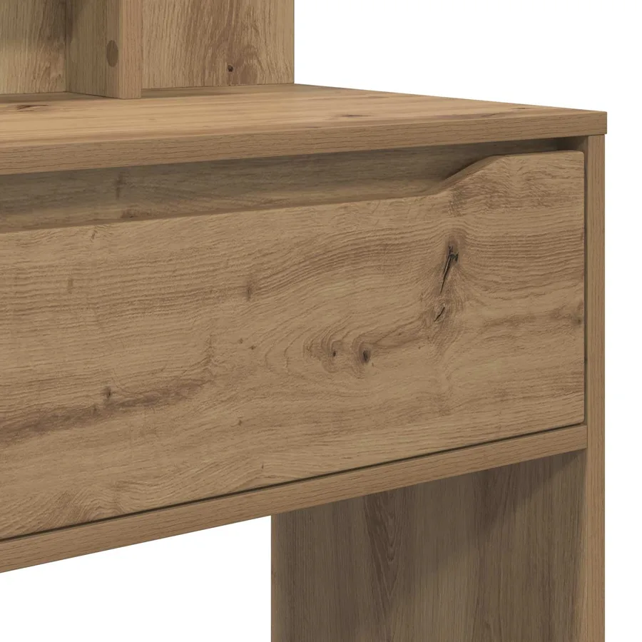 Tables de maquillage pour chambre avec tiroir Chêne artisanal - 8