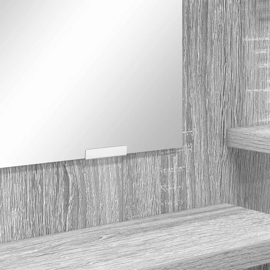 Tables de maquillage pour chambre avec tiroir Gris Sonoma - 11