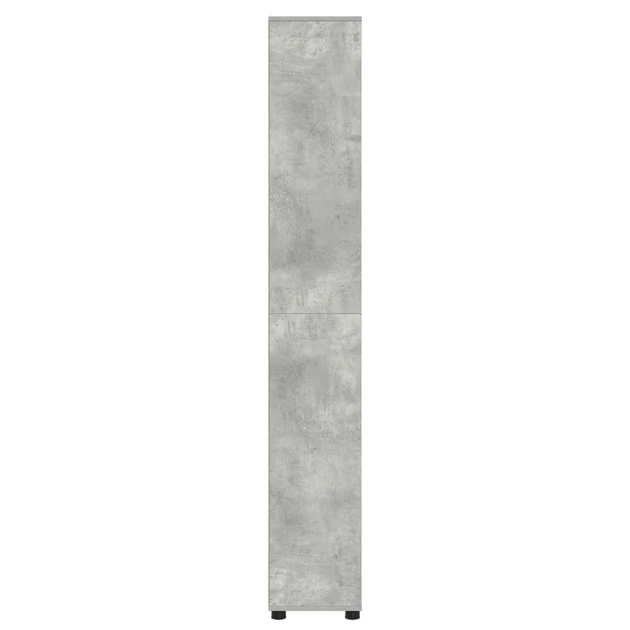 Cabinet de salle de bain Gris béton 30,5 x 30 x 195 cm - 7