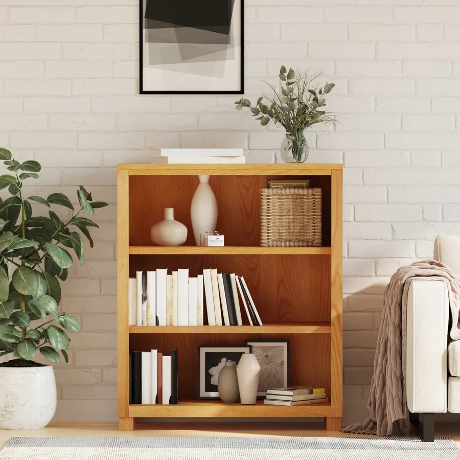 Armoire Marron 80 x 35 x 95 cm Bois de chêne massif - 3