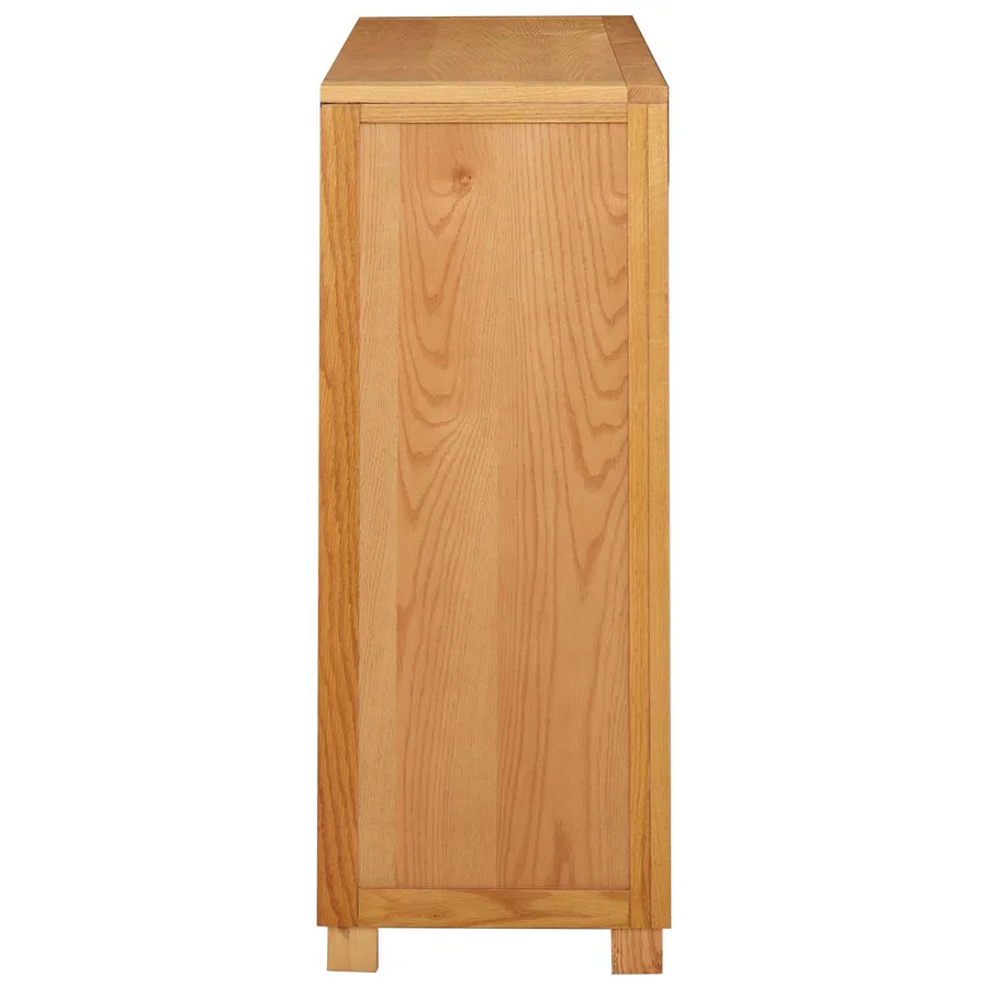 Armoire Marron 80 x 35 x 95 cm Bois de chêne massif - 5