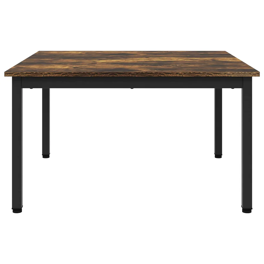 Table basse Chêne Fumé 80 x 80 x 45 cm Bois d'ingénierie - 6
