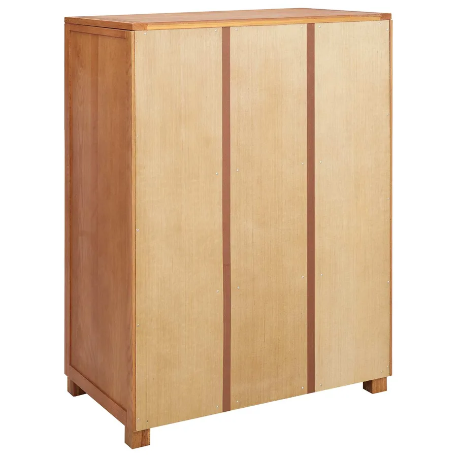 Armoire avec porte Marron 80 x 50 x 115 cm Bois de chêne massif - 6