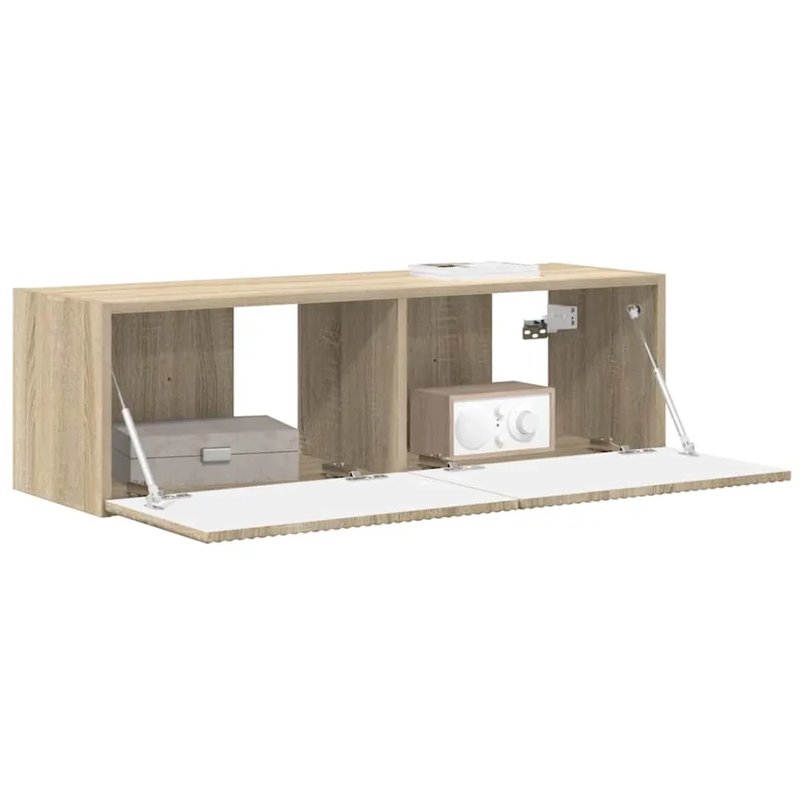 Meuble TV mural Sonoma 98 x 31 x 29,5 cm Bois d'ingénierie - 3
