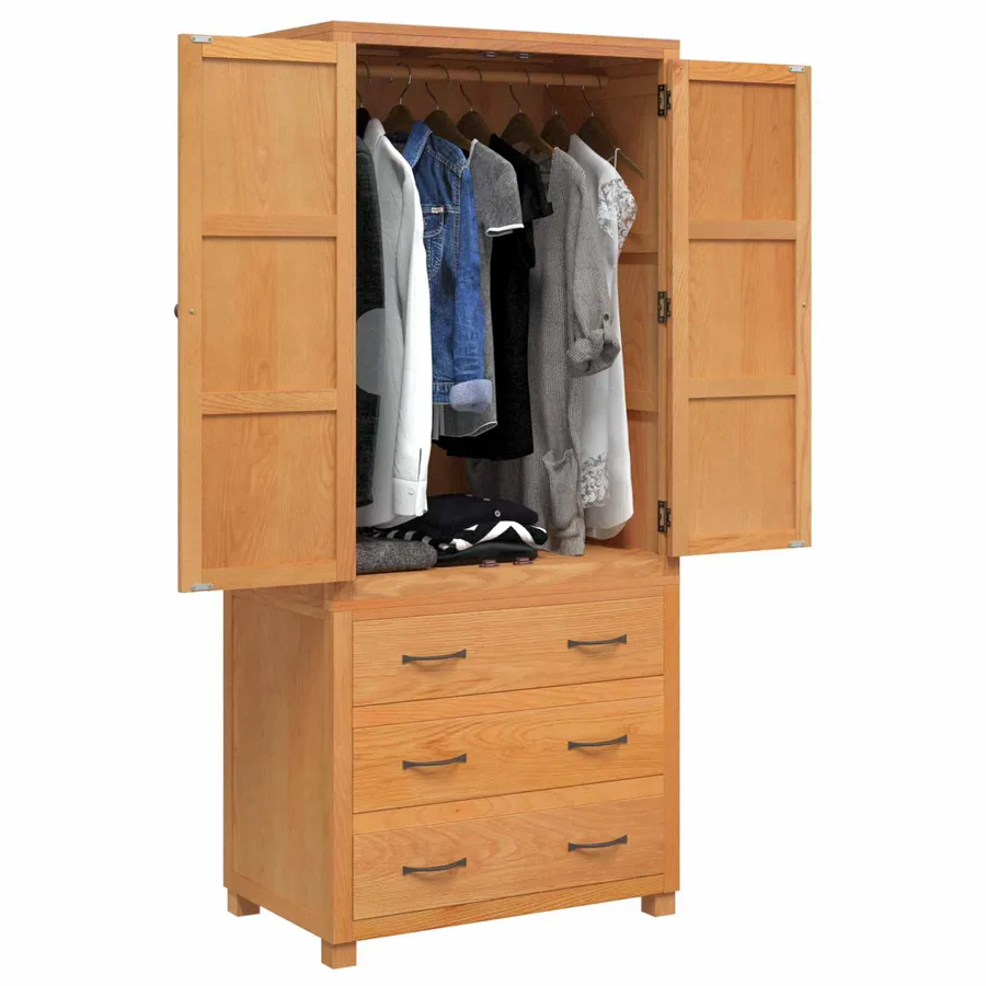 Ensemble de meubles de rangement 2 pc Marron 80 x 50 x 180 cm - 3