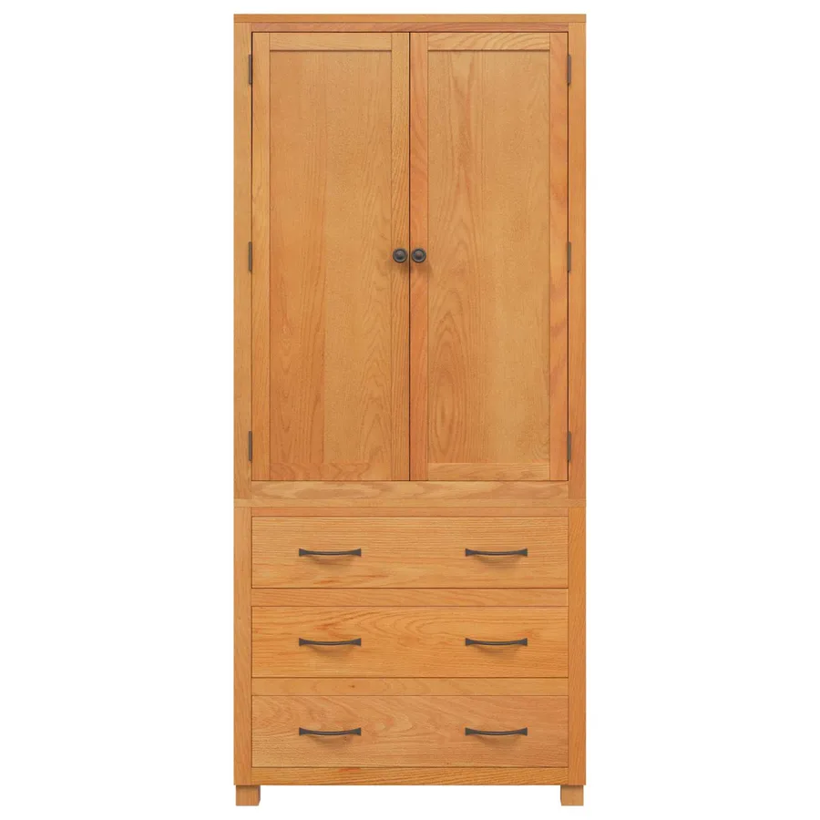 Ensemble de meubles de rangement 2 pc Marron 80 x 50 x 180 cm - 7