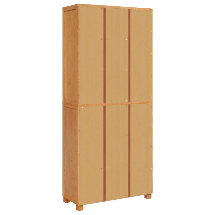 Ensemble de meubles de rangement 2 pc Naturel 80 x 35 x 185 cm - 9