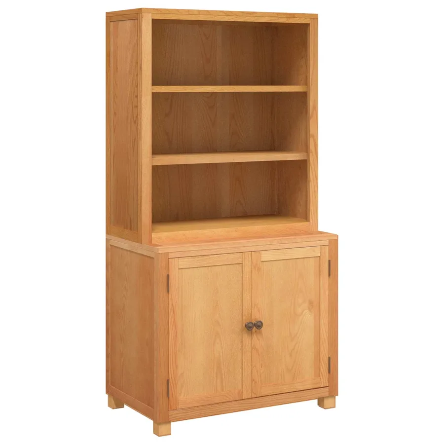 Ensemble de meubles de rangement 2 pc Marron 80 x 50 x 160 cm - 2