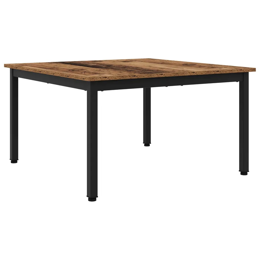 Table basse Bois ancien 80 x 80 x 45 cm Bois d'ingénierie - 2