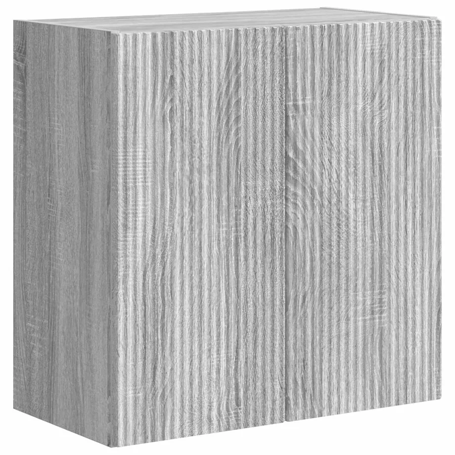 Ensemble de meuble TV mural Montage mural 6 pcs Gris Sonoma - 7
