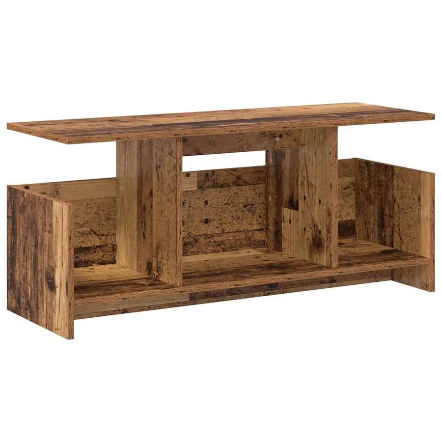 Meuble TV Bois ancien 102 x 35 x 45 cm Bois d'ingénierie - 2