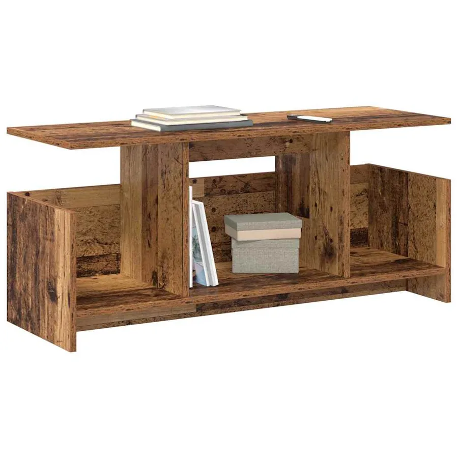 Meuble TV Bois ancien 102 x 35 x 45 cm Bois d'ingénierie - 3