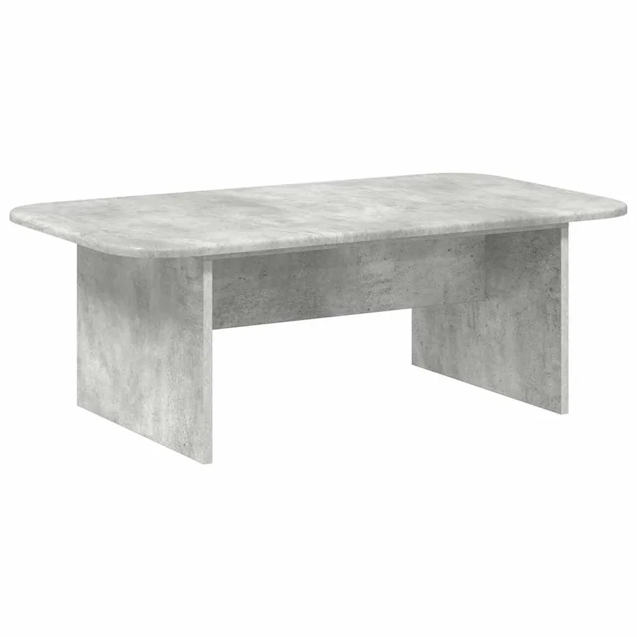 Table basse Gris béton 93 x 53 x 33 cm Bois d'ingénierie - 2