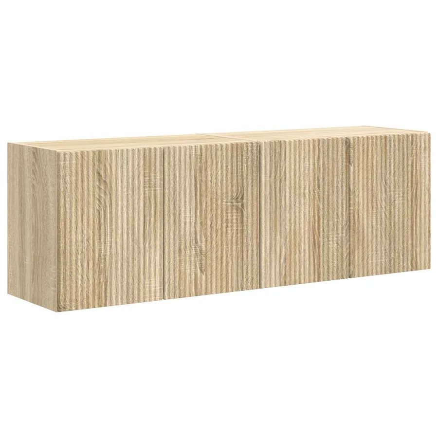 Meuble TV mural 2 pcs Chêne Sonoma 59,5 x 31 x 40 cm - 2