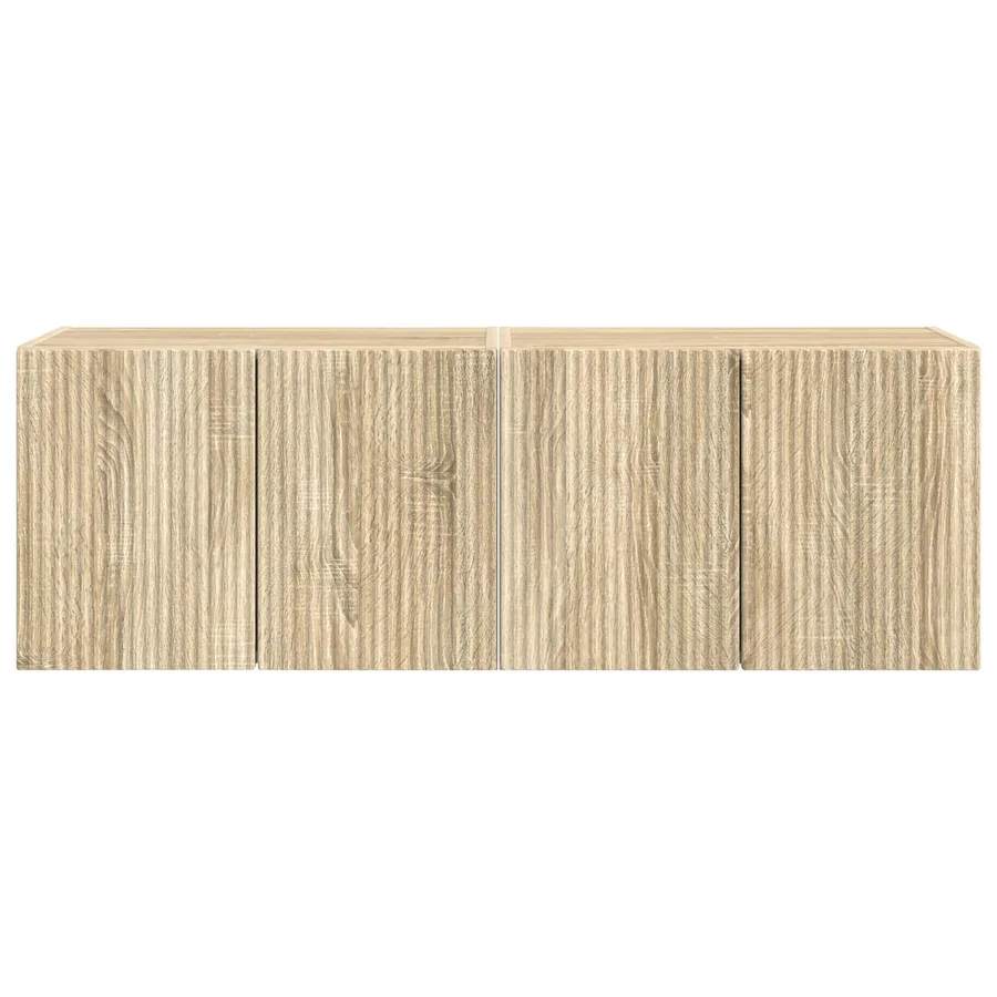 Meuble TV mural 2 pcs Chêne Sonoma 59,5 x 31 x 40 cm - 6