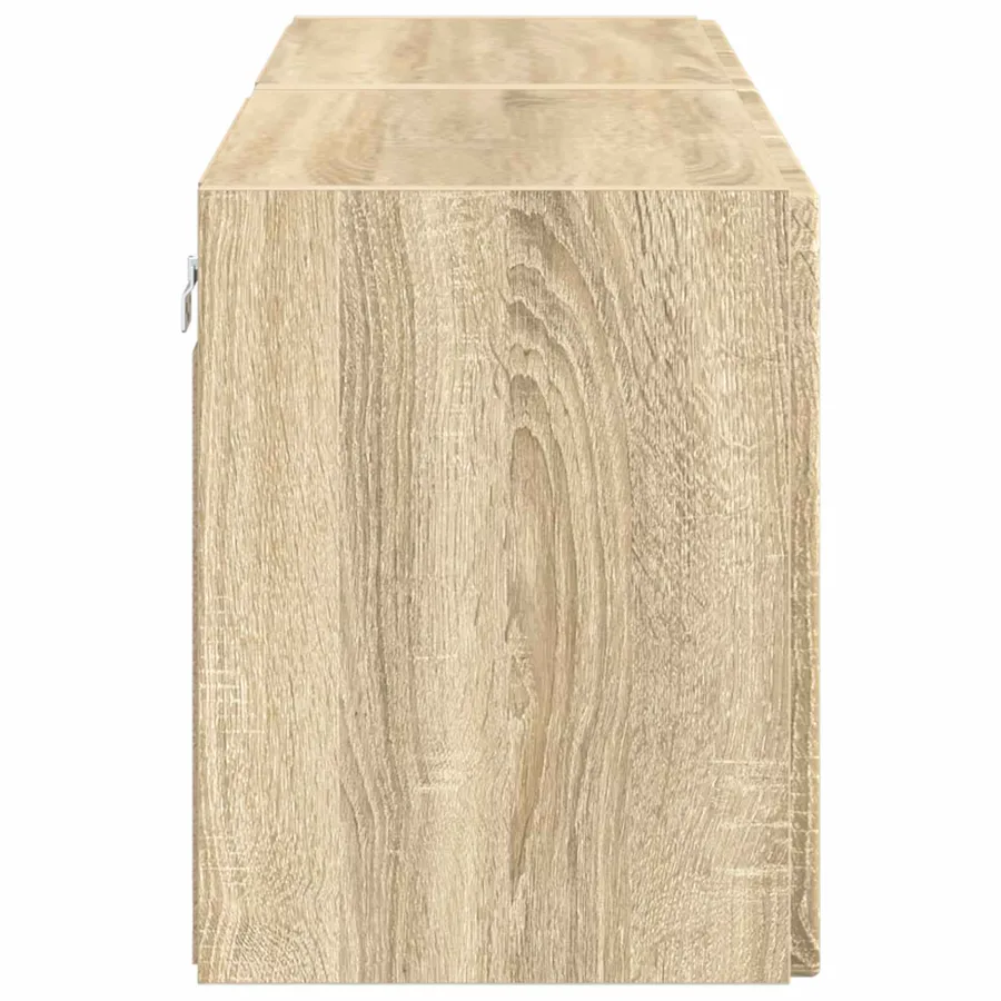 Meuble TV mural 2 pcs Chêne Sonoma 59,5 x 31 x 40 cm - 7