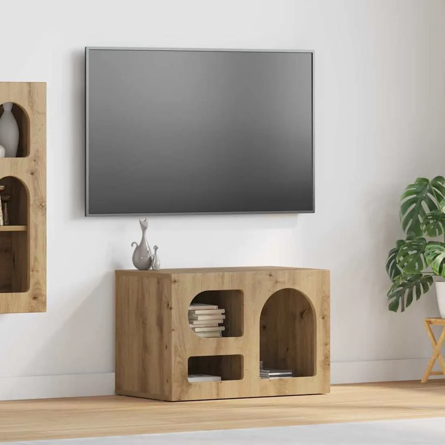 Meuble TV ELST 60 x 35 x 40 cm Chêne artisanal