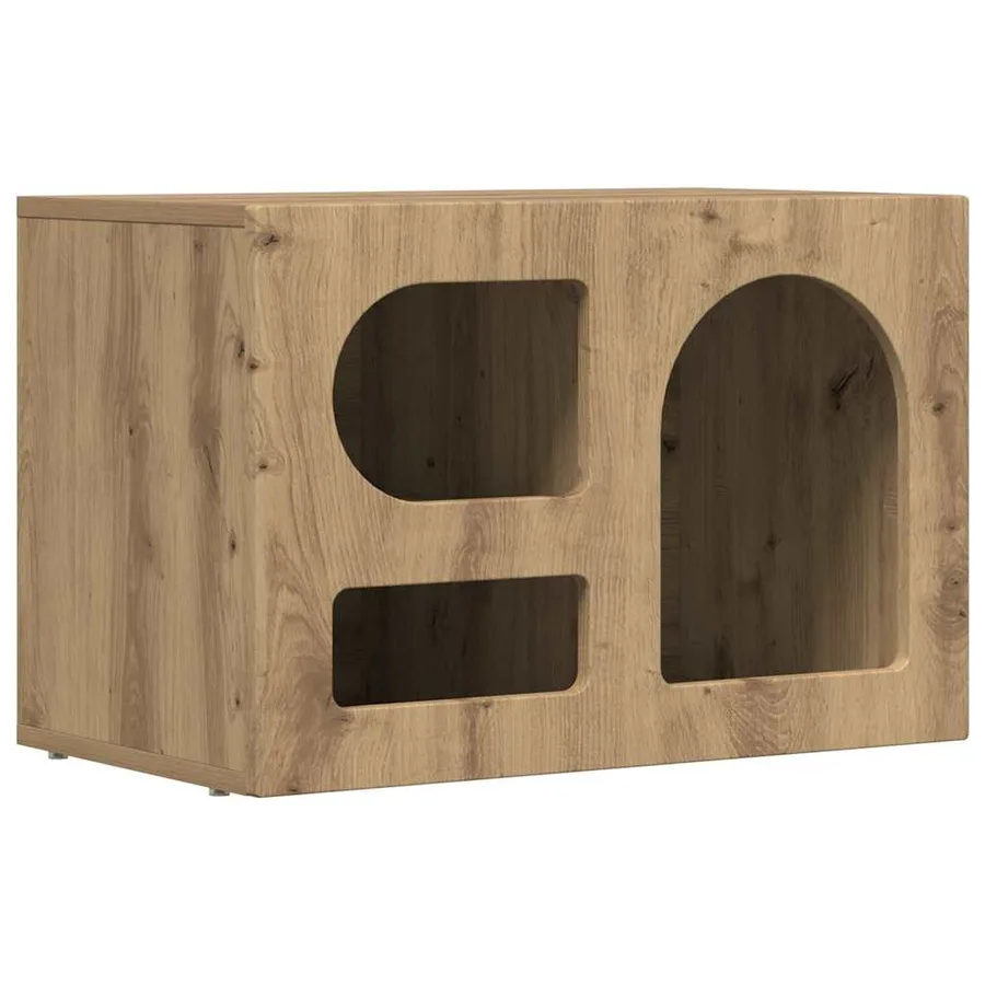 Meuble TV ELST 60 x 35 x 40 cm Chêne artisanal - 2