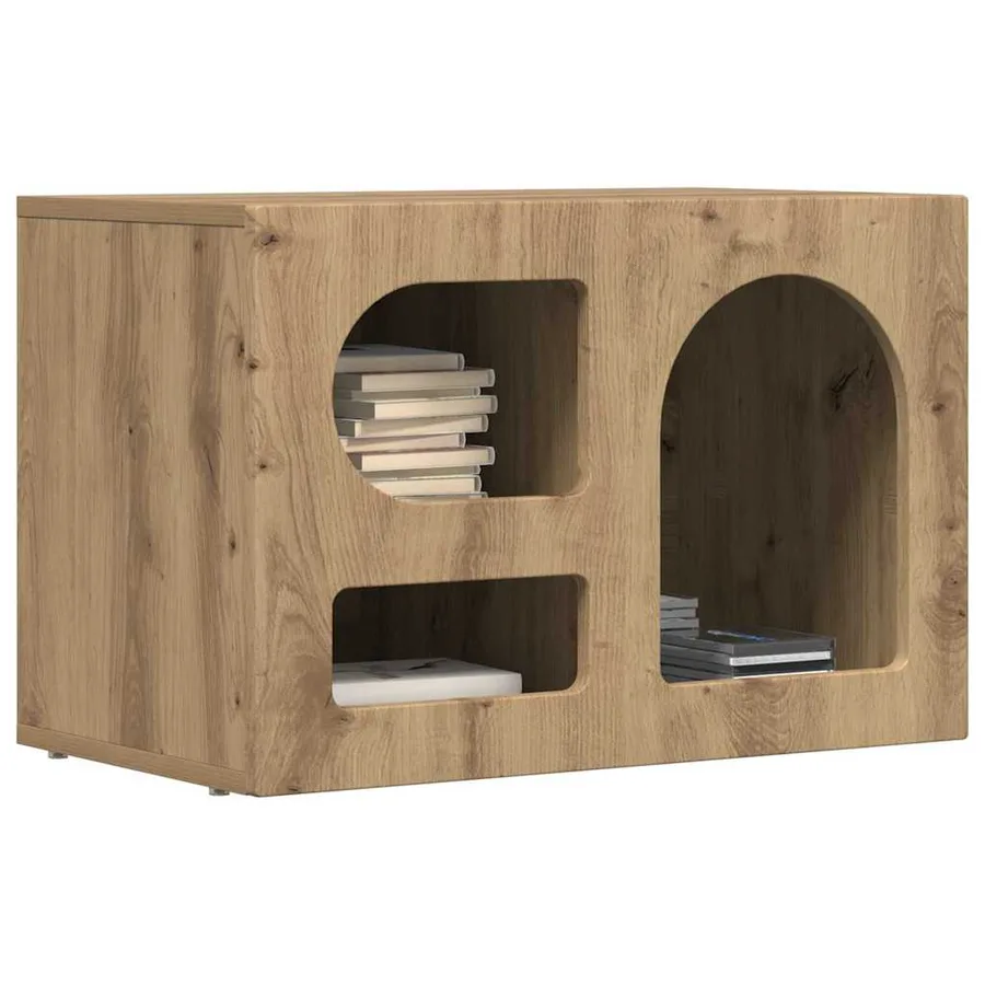 Meuble TV ELST 60 x 35 x 40 cm Chêne artisanal - 3