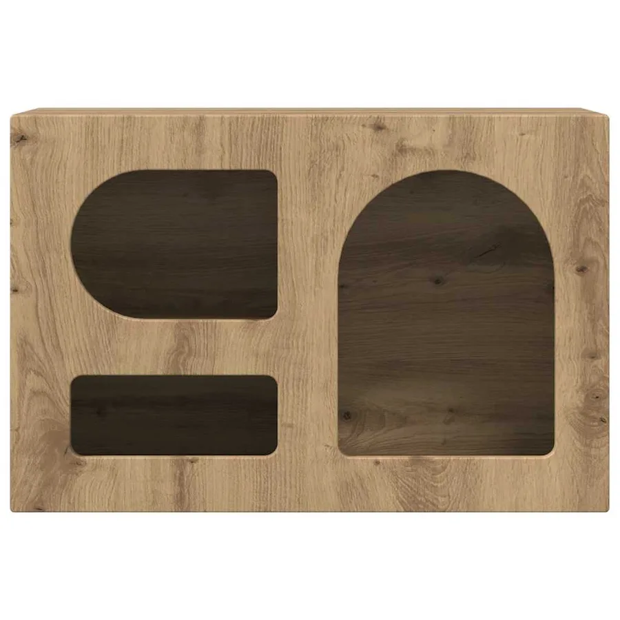 Meuble TV ELST 60 x 35 x 40 cm Chêne artisanal - 5