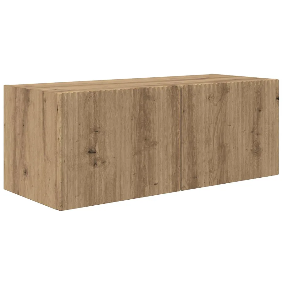 Ensemble de meuble TV mural 4 pcs Chêne artisanal - 6
