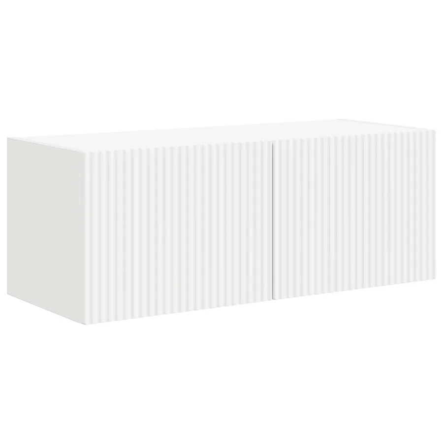 Ensemble meuble TV 4 pcs Blanc Bois d'ingénierie - 5