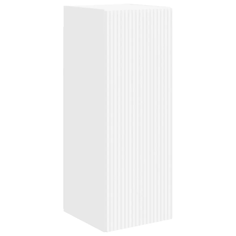 Ensemble meuble TV 4 pcs Blanc Bois d'ingénierie - 6