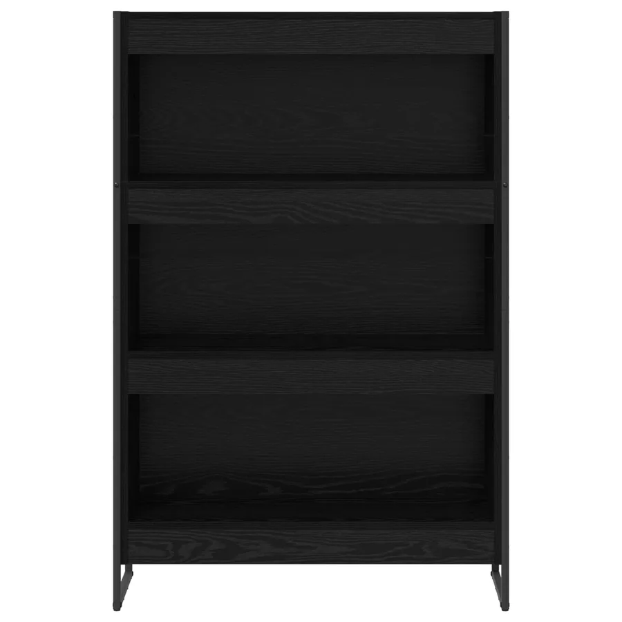 Bibliothèque Chêne noir 80 x 30 x 121 cm Bois d'ingénierie - 5