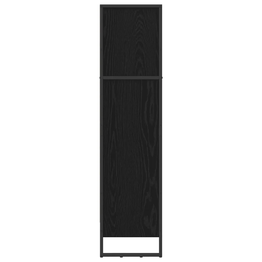 Bibliothèque Chêne noir 80 x 30 x 121 cm Bois d'ingénierie - 6