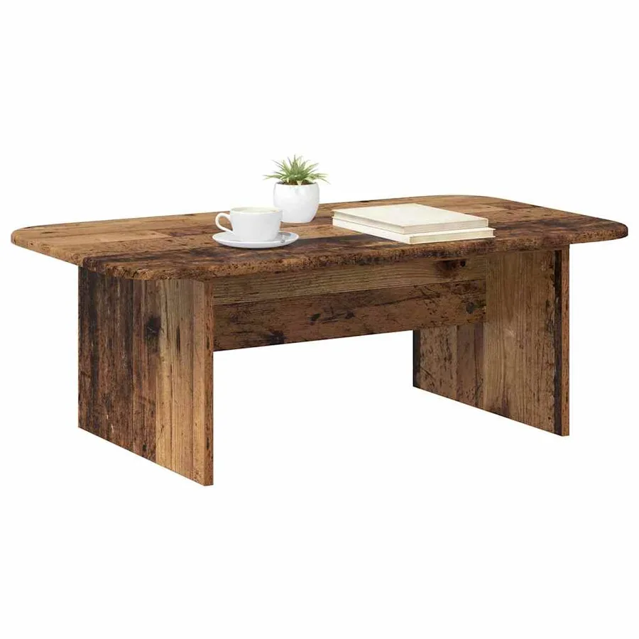 Table basse Bois ancien 93 x 53 x 33 cm Bois d'ingénierie - 3