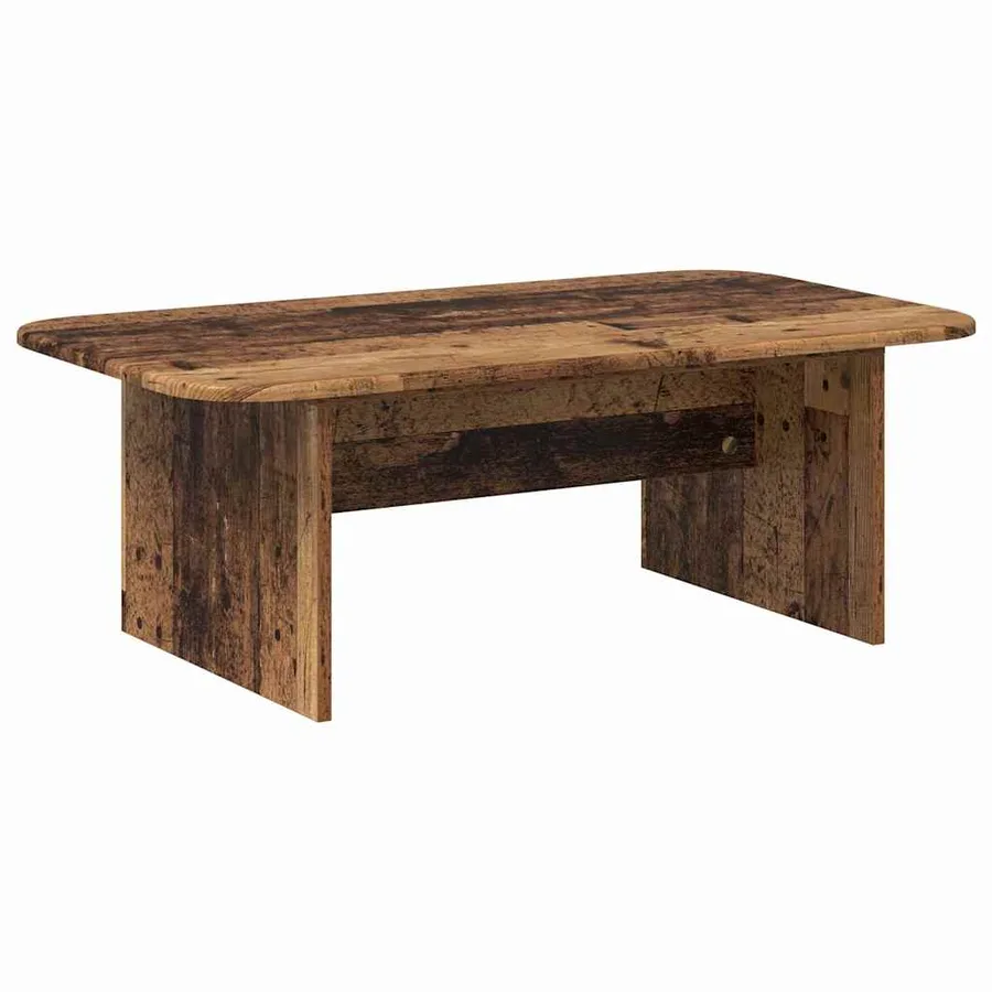 Table basse Bois ancien 93 x 53 x 33 cm Bois d'ingénierie - 7