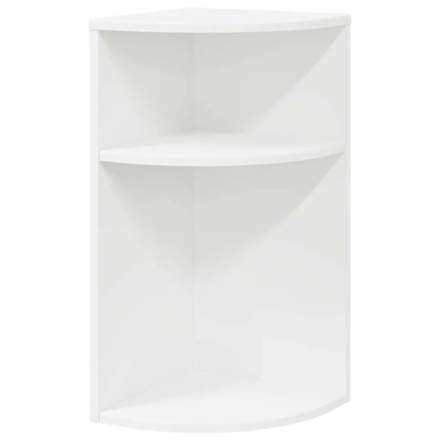 Table d'appoint Blanc 29,6 x 29,6 x 60 cm Bois d'ingénierie - 2