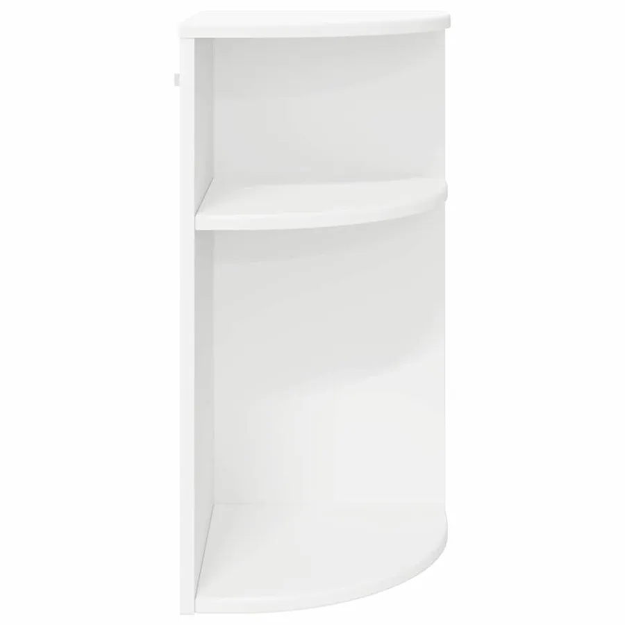 Table d'appoint Blanc 29,6 x 29,6 x 60 cm Bois d'ingénierie - 5