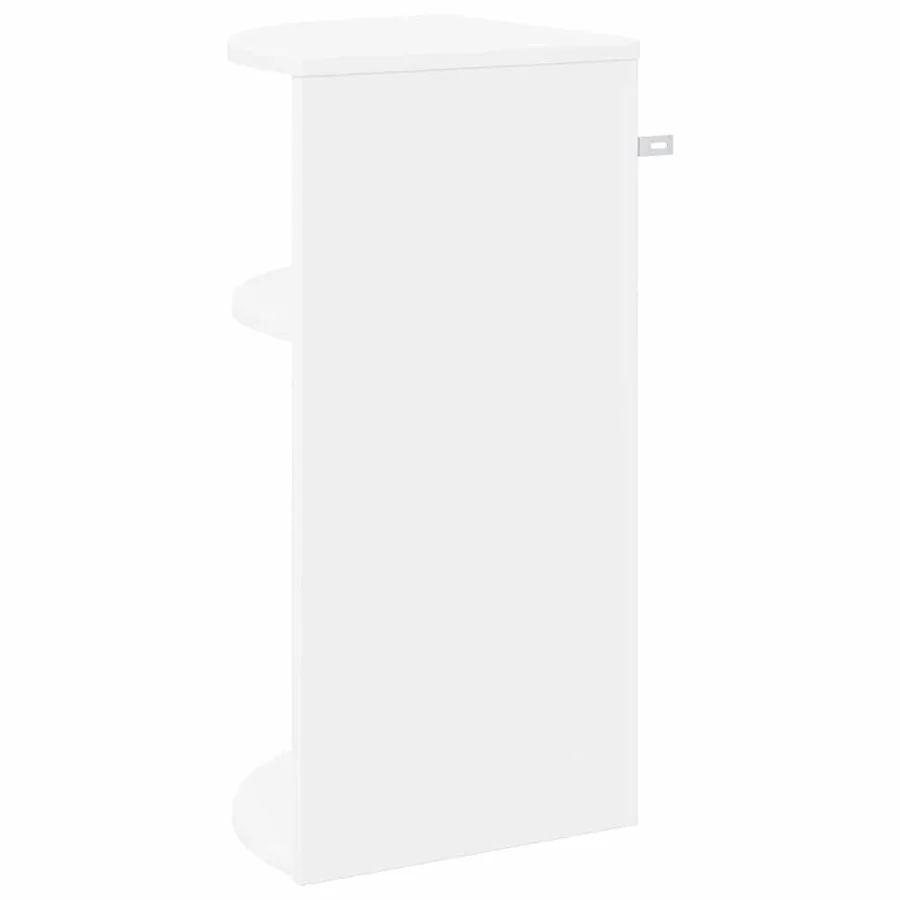 Table d'appoint Blanc 29,6 x 29,6 x 60 cm Bois d'ingénierie - 7