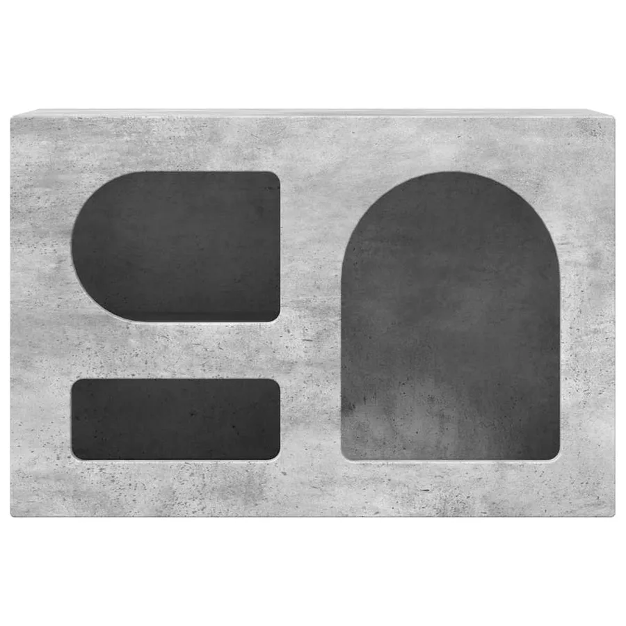 Meuble TV ELST 60 x 35 x 40 cm Gris béton Bois d'ingénierie - 5