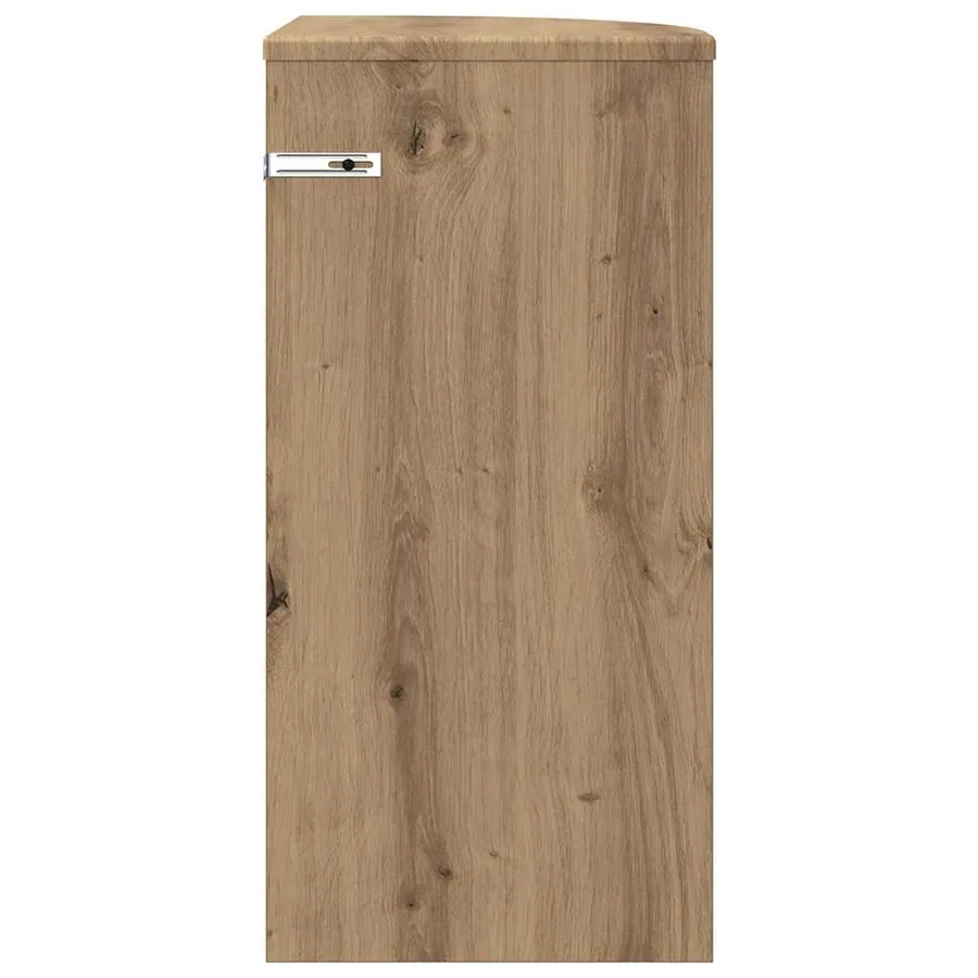 Table d'appoint Chêne artisanal 29,6 x 29,6 x 60 cm - 6