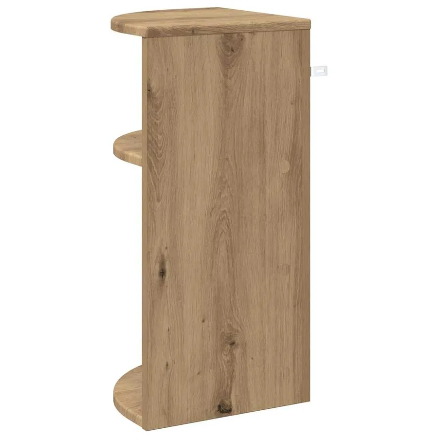 Table d'appoint Chêne artisanal 29,6 x 29,6 x 60 cm - 7