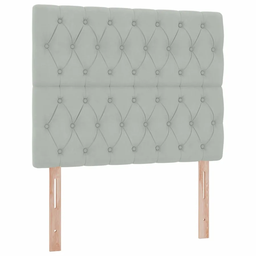 Lit de rangement LED avec matelas Gris clair 120 x 200 cm - 8