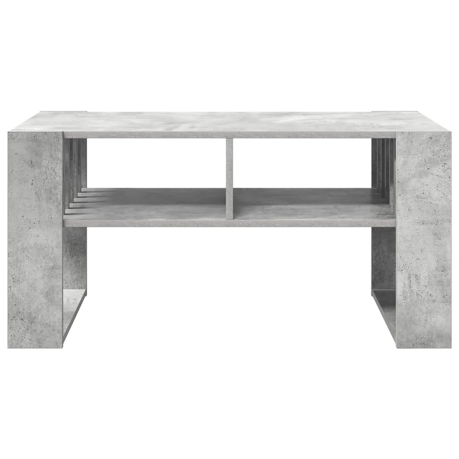 Table basse Gris béton 92 x 49,5 x 45 cm Bois d'ingénierie - 5