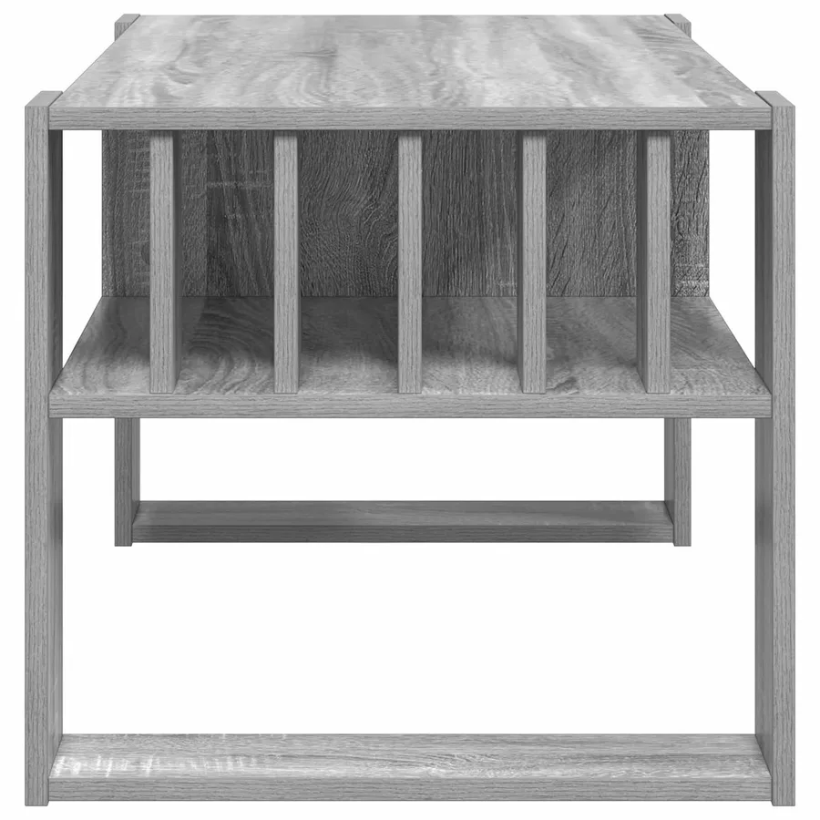 Table basse Gris Sonoma 92 x 49,5 x 45 cm Bois d'ingénierie - 6