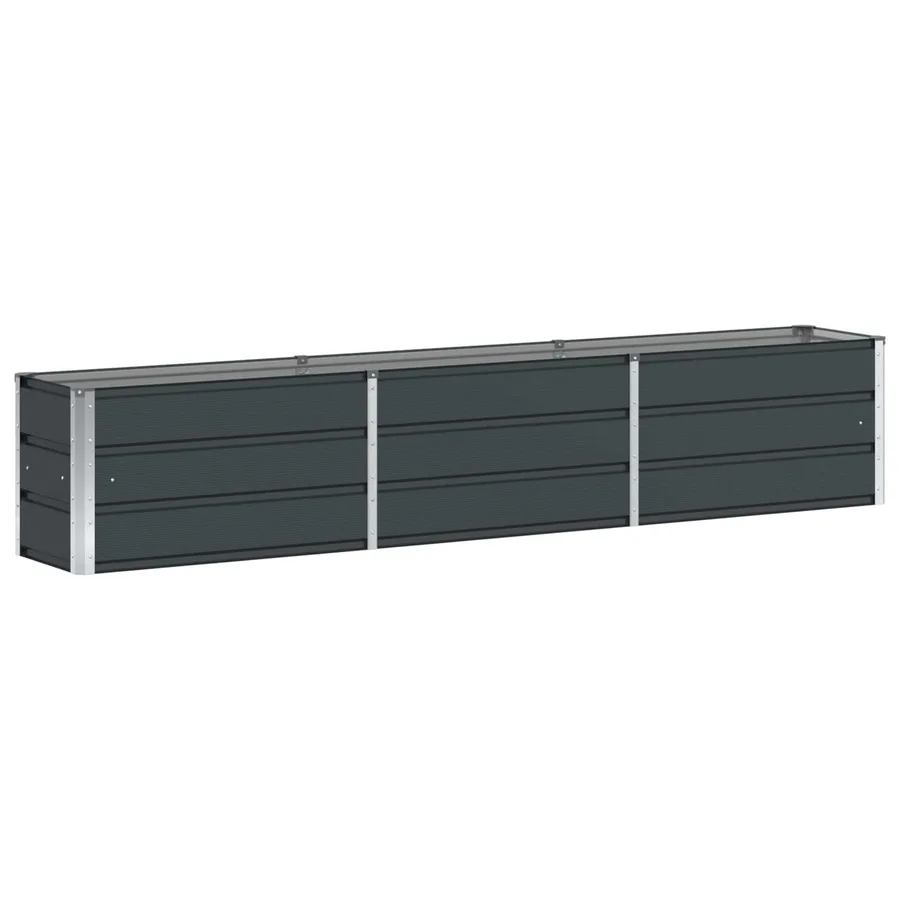 Jardinière Anthracite 240 x 40 x 45 cm Acier - 2