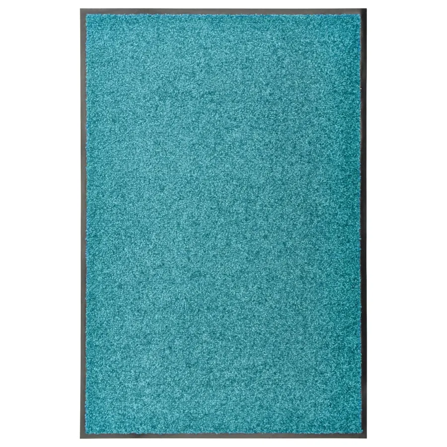 Paillasson lavable Cyan 60x90 cm