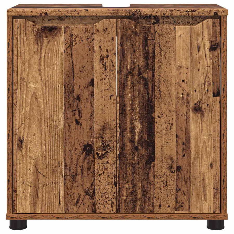 Armoire de lavabo de salle de bain Bois Ancien 60 x 30 x 60 cm - 6