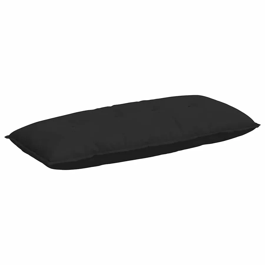 Coussin de Dos Noir 120 x 50 cm Tissu en microfibre - 2