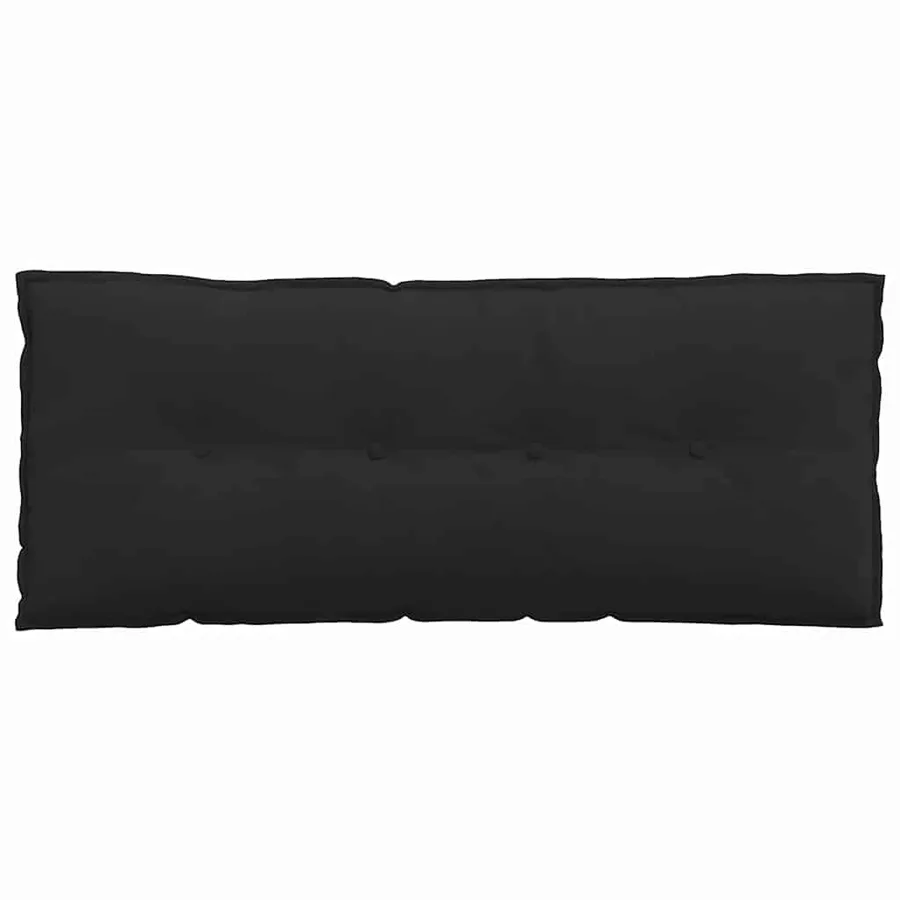 Coussin de Dos Noir 120 x 50 cm Tissu en microfibre - 6