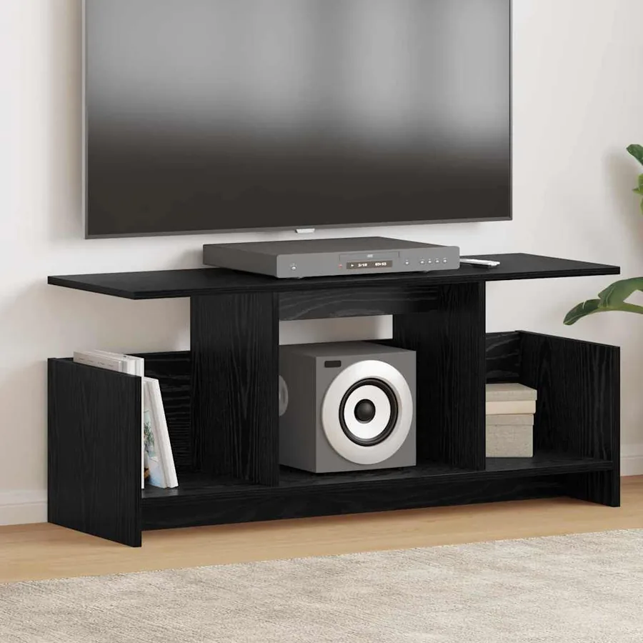 Meuble TV Chêne noir 102 x 35 x 45 cm Bois d'ingénierie