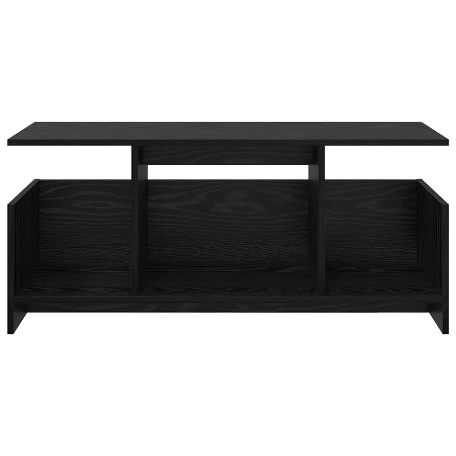 Meuble TV Chêne noir 102 x 35 x 45 cm Bois d'ingénierie - 5